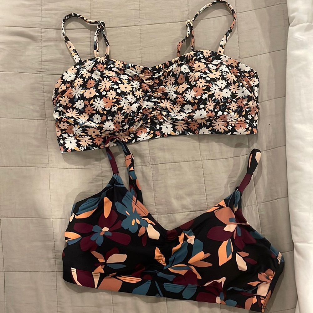Set of two bikini tops from Target